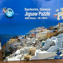 Puzzle World 2000 piece jigsaw puzzle "Santorini, Greece". Checked