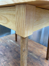 Ash side table with removable legs. Oiled. 7309 6023