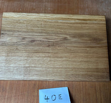 Chopping board made from one piece of oak with an oak front counter lip. Oiled. 5778 0400 (or0500 or0600)