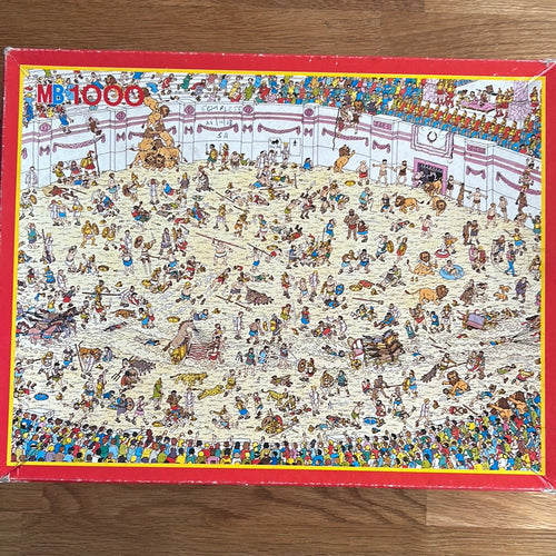 MB 1000 piece Where's Wally? Jigsaw Puzzle 