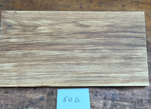 Chopping board made from one piece of oak with an oak front counter lip. Oiled. 5778 0400 (or0500 or0600)