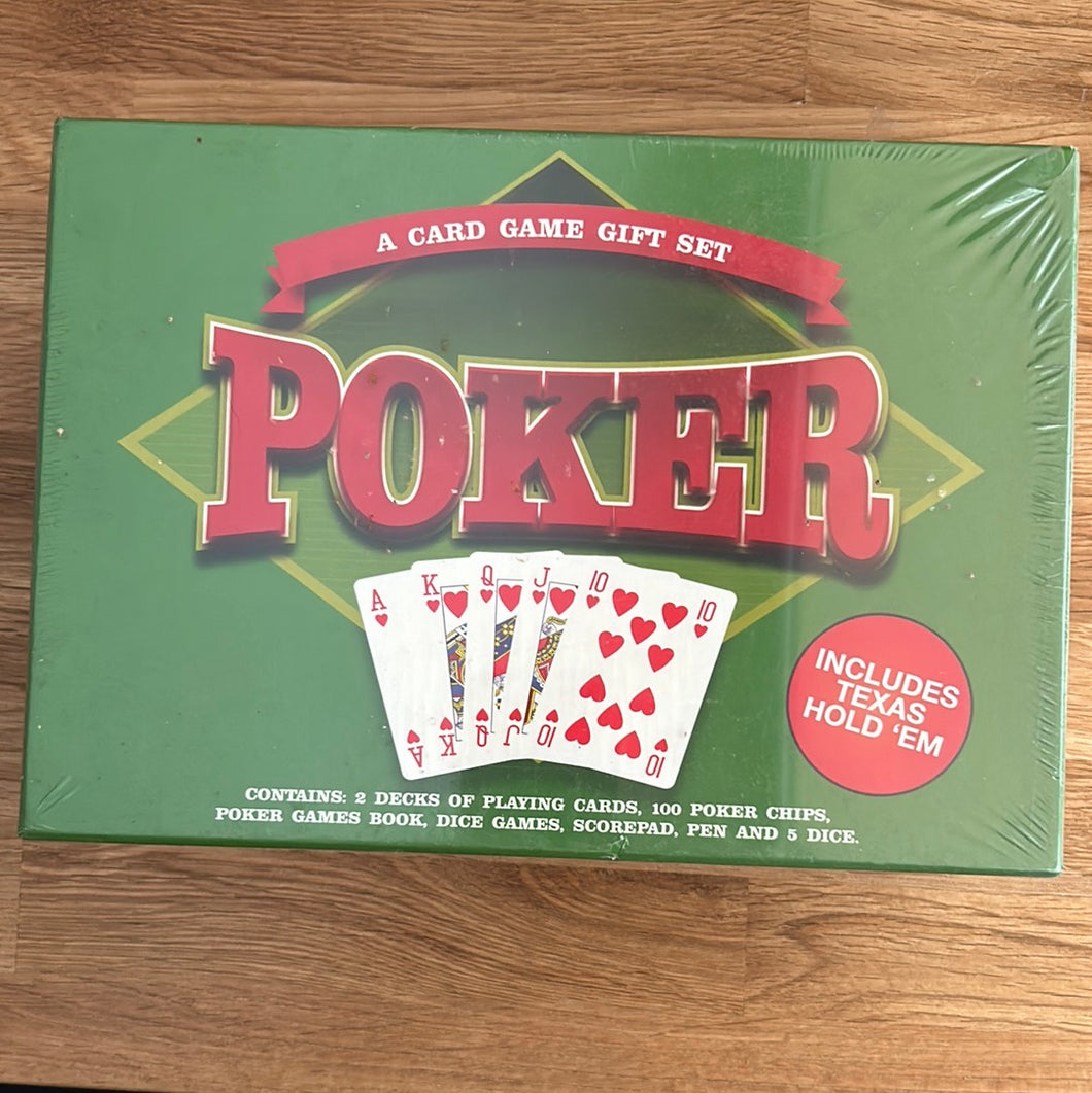 Poker - A Card Game Gift Set - unused