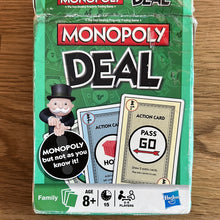 Monopoly Deal game - checked