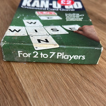 KAN-U-GO crossword card game - checked