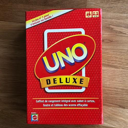 UNO deluxe card game - checked