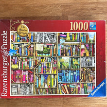 Ravensburger 1000 piece Jigsaw puzzle - "The Bizarre Bookshop". Checked