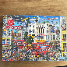 Gibsons 1000 piece jigsaw puzzle. "I Love London" by Mike Jupp - checked