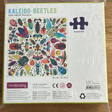 Mudpuppy 500 piece jigsaw puzzle "Kaleido-Beetles" - checked