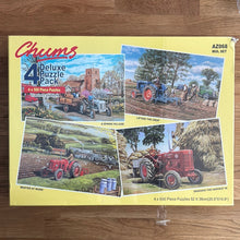 Chums 4x500 piece jigsaw puzzles  - "Tractors At Work". Unused