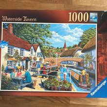 Ravensburger 1000 piece Jigsaw puzzle - "Waterside Tavern". Checked