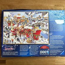 Ravensburger 1000 piece jigsaw puzzle. "Which Way Santa?" - checked