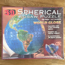 3D Spherical jigsaw puzzle 530 pieces "World Globe - unused