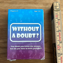 Without a Doubt? quiz game - unused