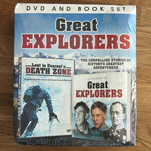Great Explorers DVD and Book set - unused