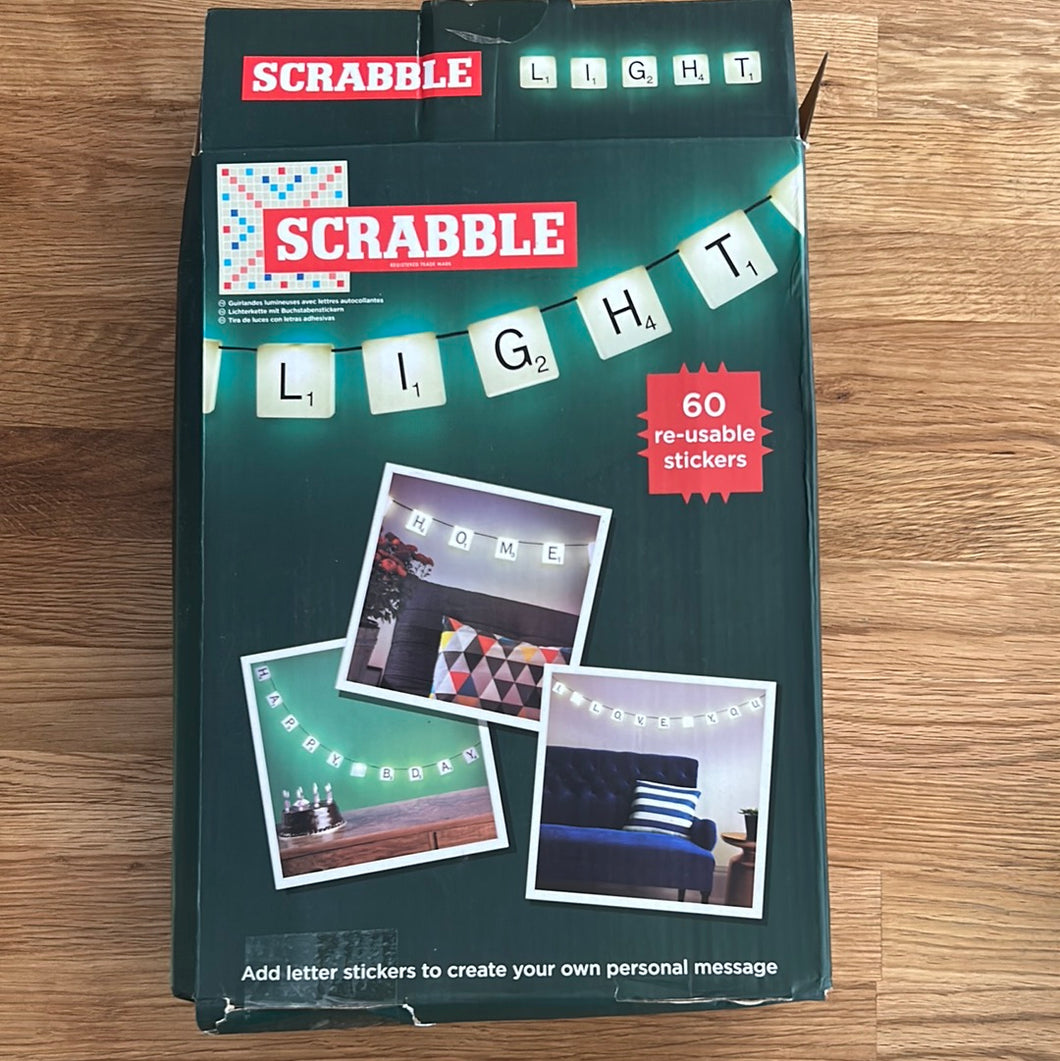 Scrabble String Lights Personalised Hanging Letters Wall Hang Rope Lighting USB - checked