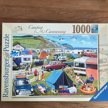 Ravensburger 1000 piece jigsaw puzzle "Camping & Caravanning" - checked