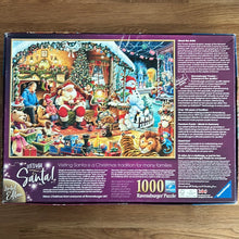 Ravensburger 1000 piece jigsaw puzzle "Let's visit Santa" - checked