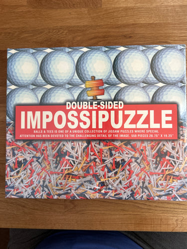 Impossipuzzle double-sided 550 piece jigsaw puzzle 