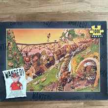 Heye 1000 piece jigsaw puzzle - "Wanted! Fred". Checked