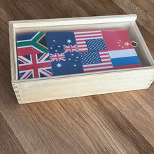 Kiddicare Large Wooden Dominoes with world flags - unused