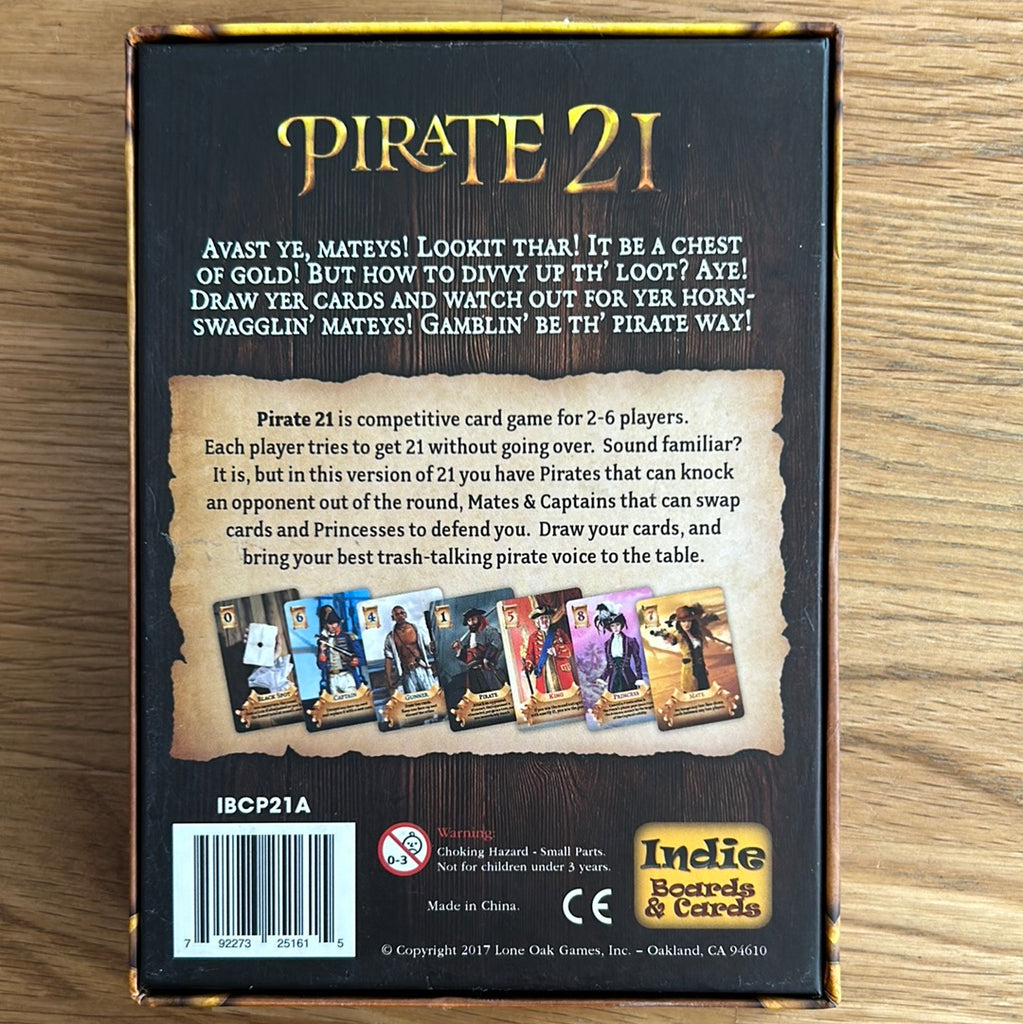 Pirate 21 card game - checked – Outdoors4You