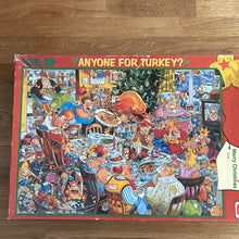 Jumbo jigsaw puzzle 1000 pieces "Anyone for turkey?" - checked