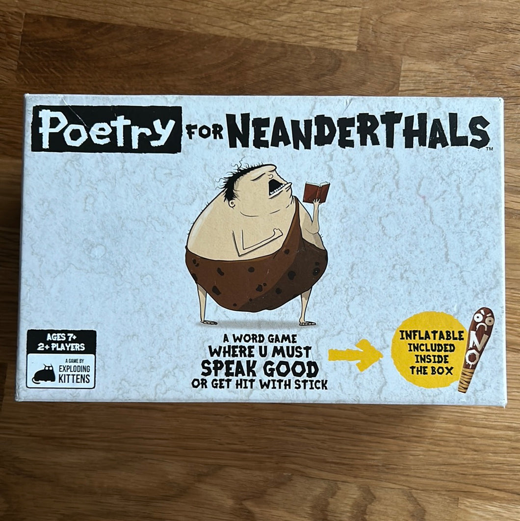 Poetry for Neanderthals - checked