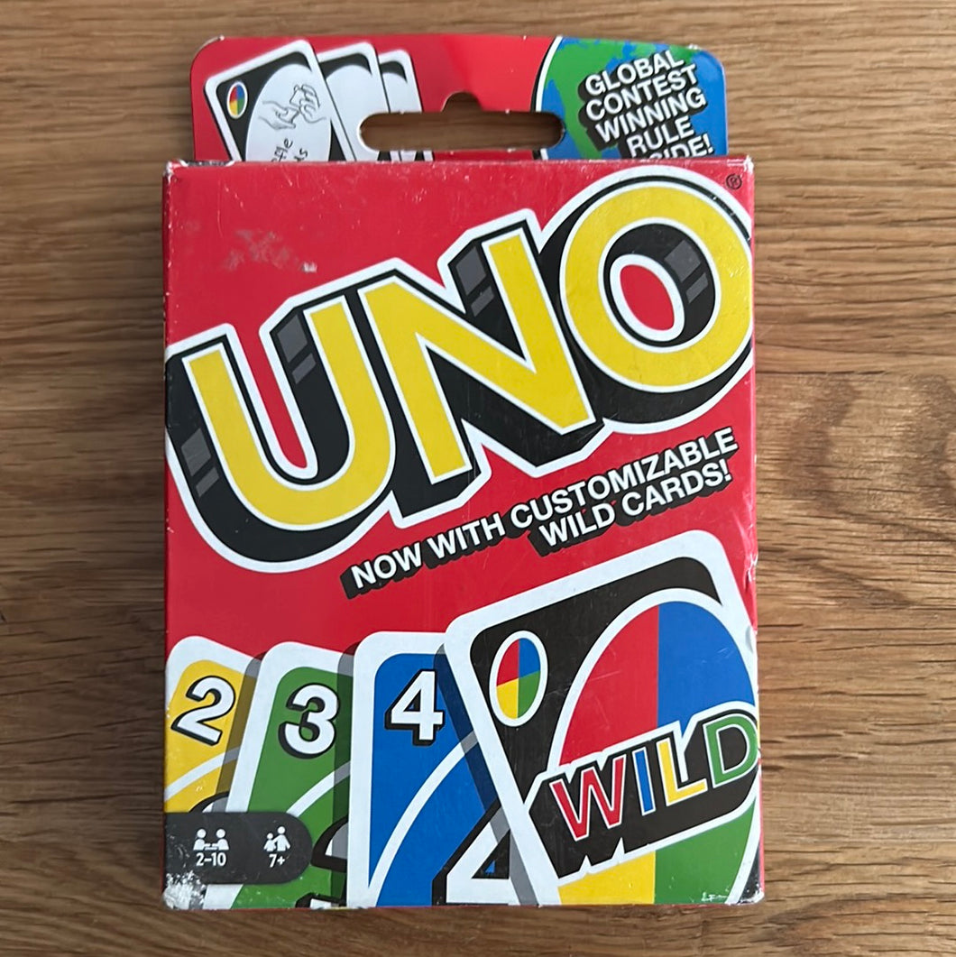 UNO card game - checked
