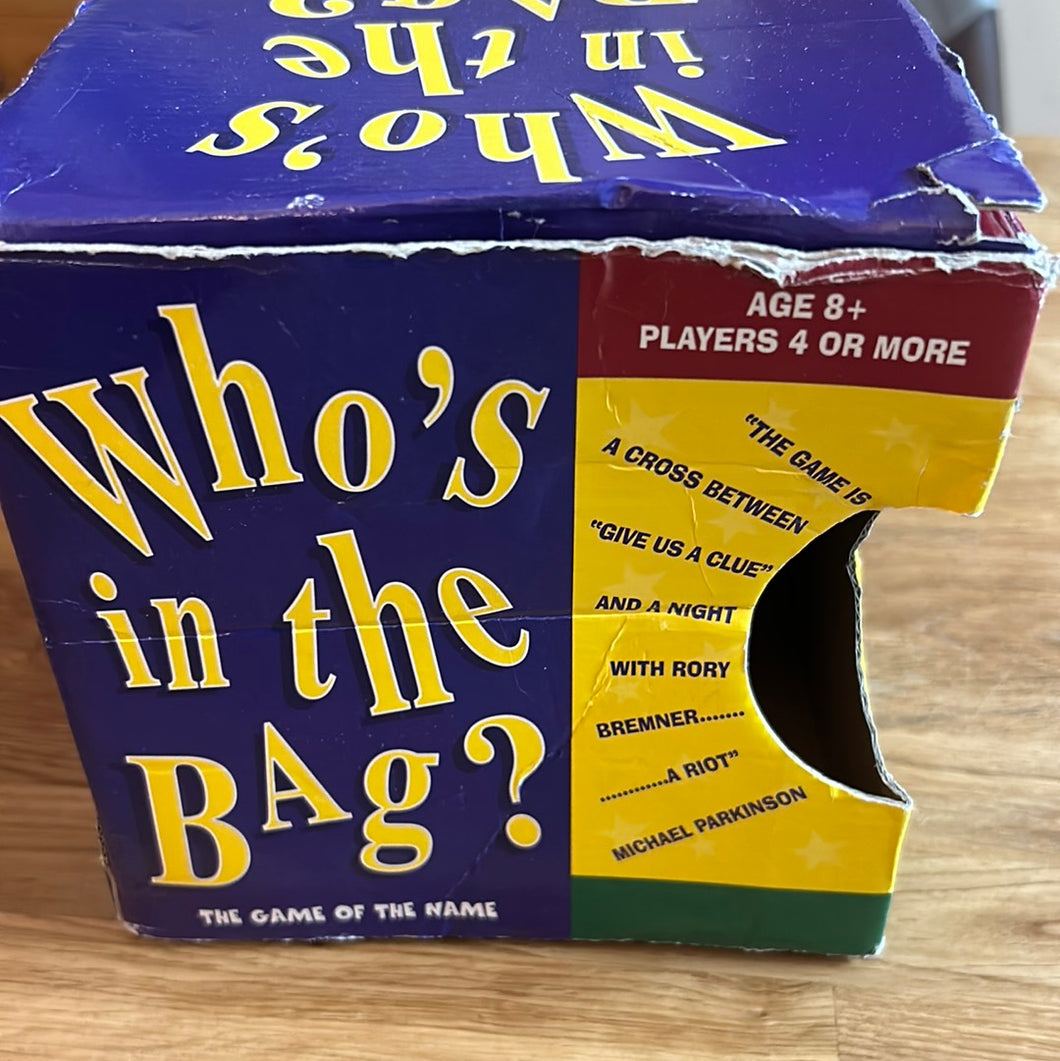 Who's in the Bag? game (1992) - checked