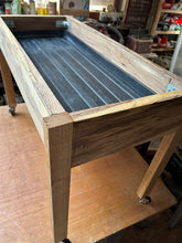 Patio plant stand made with reclaimed oak and complete with a grow bag tray. Oiled. 3591 9959