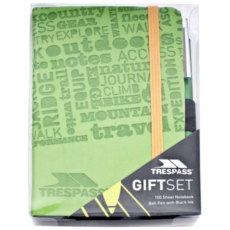 Trespass Notebook and Pen Gift Set