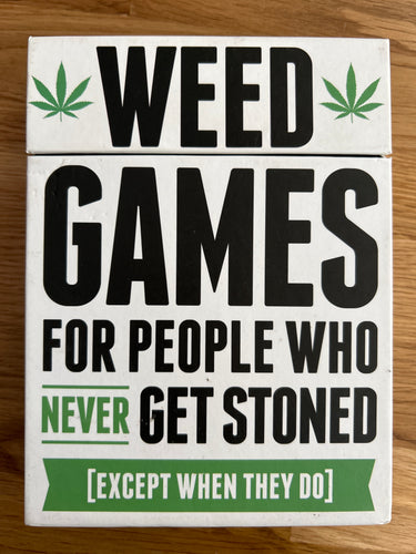 Weed Games card game - checked