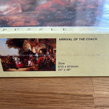 jr puzzles 1500 piece jigsaw puzzle "Arrival of the Coach". Unused
