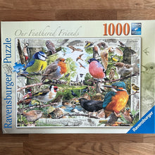 Ravensburger 1000 piece jigsaw puzzle  - "Our Feathered Friends". Checked
