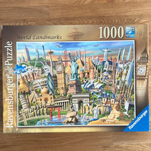Ravensburger 1000 piece Jigsaw puzzle  - "World Landmarks". Checked