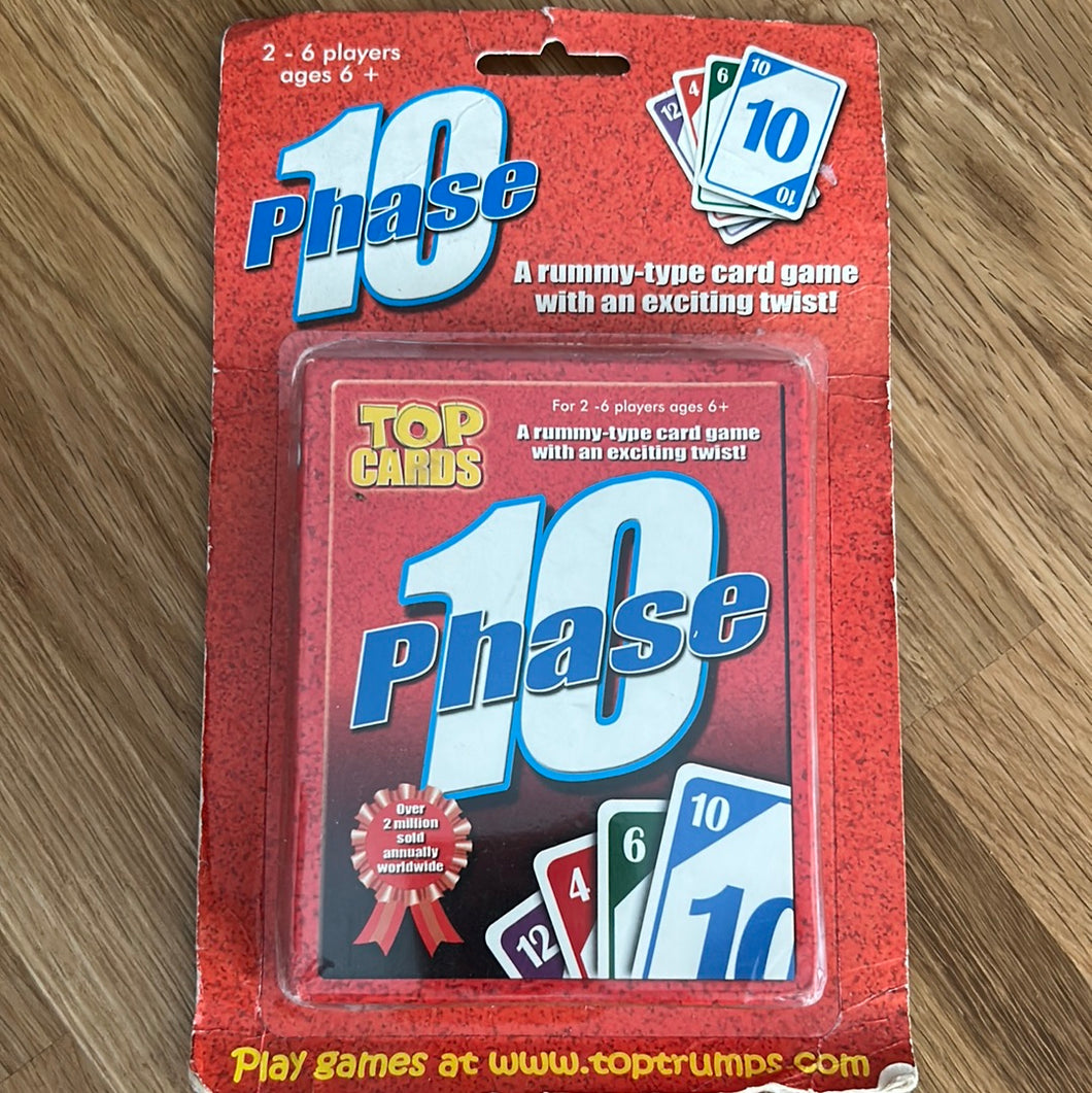 Phase 10 card game - checked
