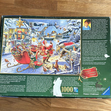Ravensburger 1000 piece Jigsaw puzzle - "Santa's Christmas Supper". Checked