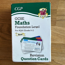 GCSE Revision Question Cards for AQA grade 9-1 course - checked