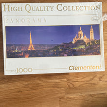 Clementoni 1000 piece Panorama Jigsaw Puzzle - "Soiree a Paris". Unused