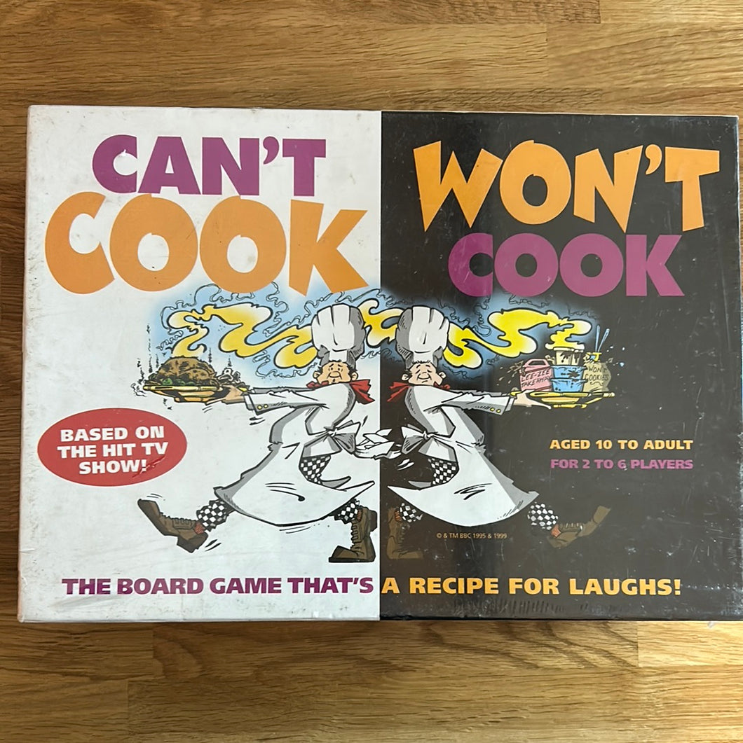 Can't Cook, Won't Cook Board Game - unused