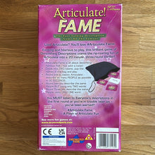 Articulate FAME game - checked