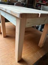 Outdoor coffee table with detachable legs, made from larch. Untreated. 7831 3815