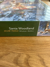 Corner Piece 500 piece Jigsaw Puzzle - "Santa Woodland". Unused