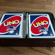 UNO special edition card game "Stars of the American League" in metal tin - checked