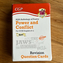 GCSE English Revision Question Cards for AQA grade 9-1 course - checked