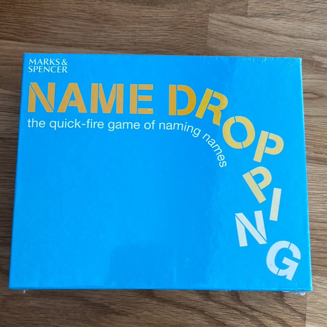 M&S Name Dropping game - unused