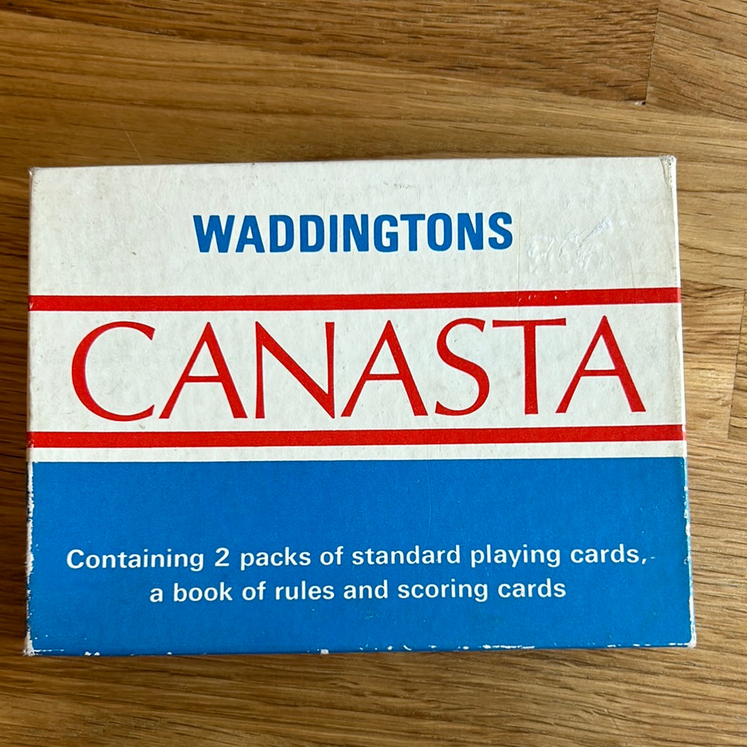 Waddingtons Canasta Card Game - checked
