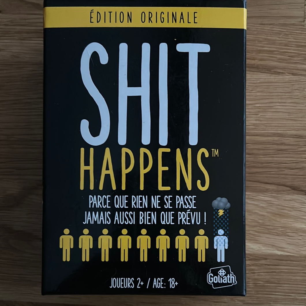Shit Happens (French language) card game - unused