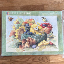 Heye 1000 piece jigsaw puzzle - "Gifts From Mother Nature" by Marjolein Bastin. Checked