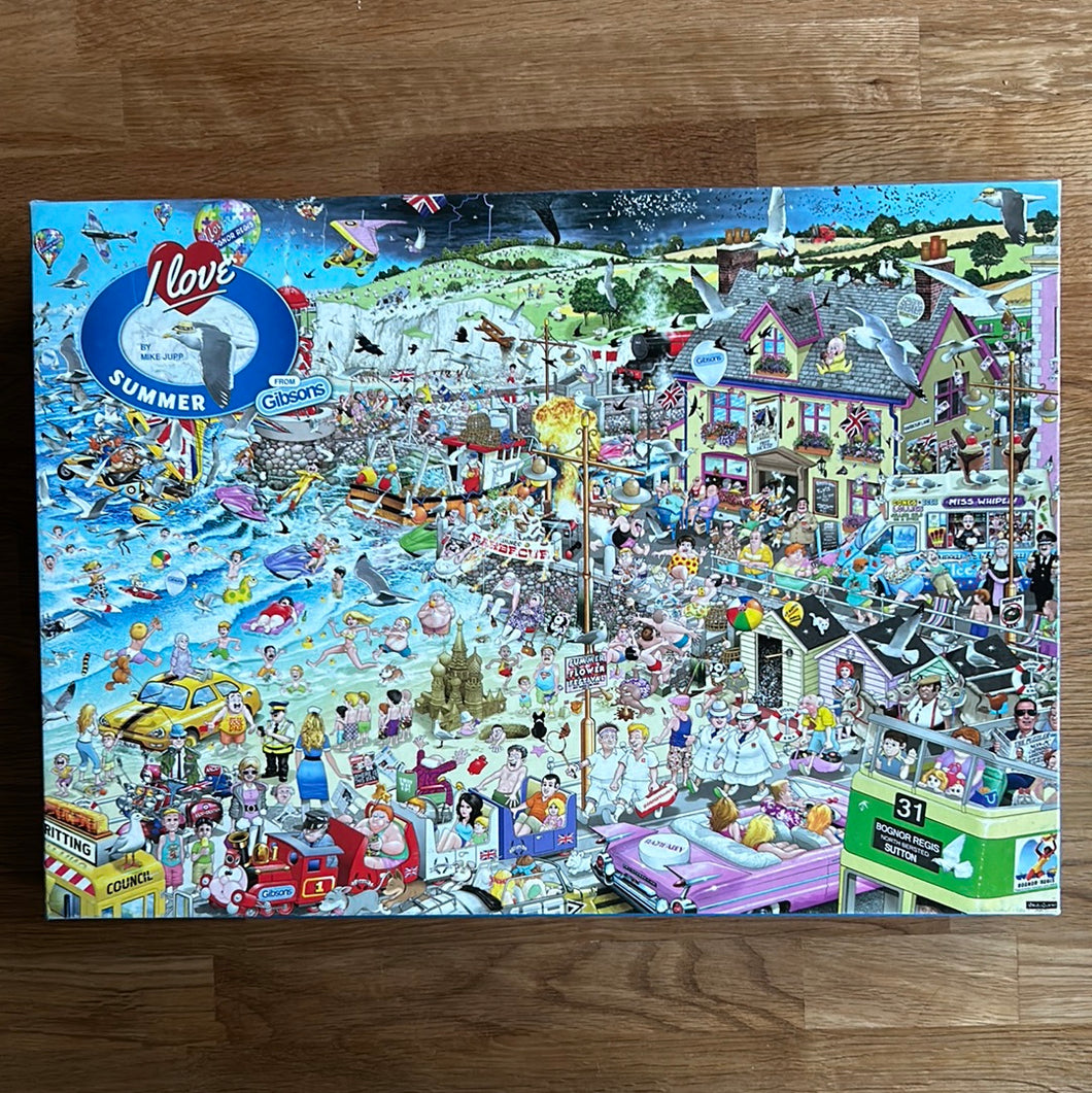 Gibsons 1000 piece jigsaw puzzle. 